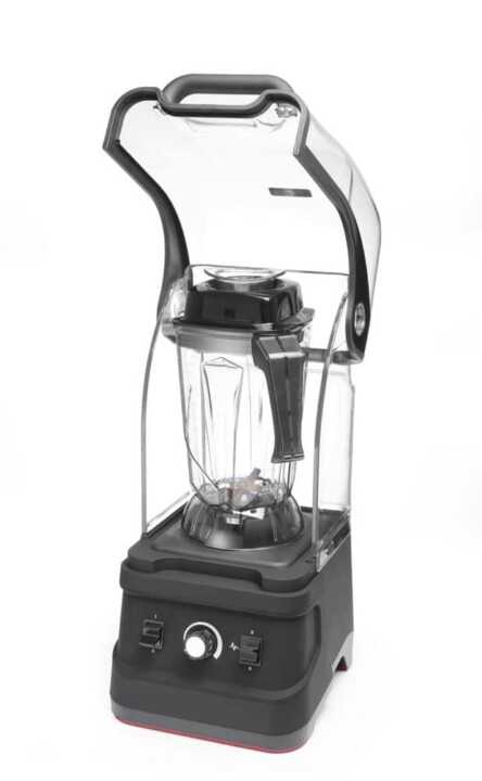 Liquidificador de bar com cobertura, 2,5L, Preto, 220-240V/1680W, 250x300x(H)540mm
