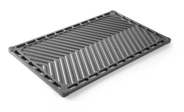 Chapa de grelhar em ferro fundido, GN 1/1, 325x530mm