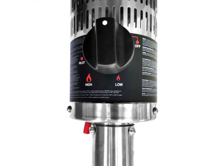 Aquecedor para esplanada – retrátil, 12,5kW, ø770x(H)2200mm