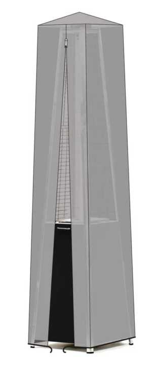 Cobertura de proteção, Aquecedor pirâmide 272404, 450x450x(H)2220mm