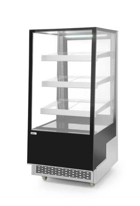 Expositores frigoríficos com 3 prateleiras inclinadas, 300L, 230V/480W, 650x833x(H)1460mm