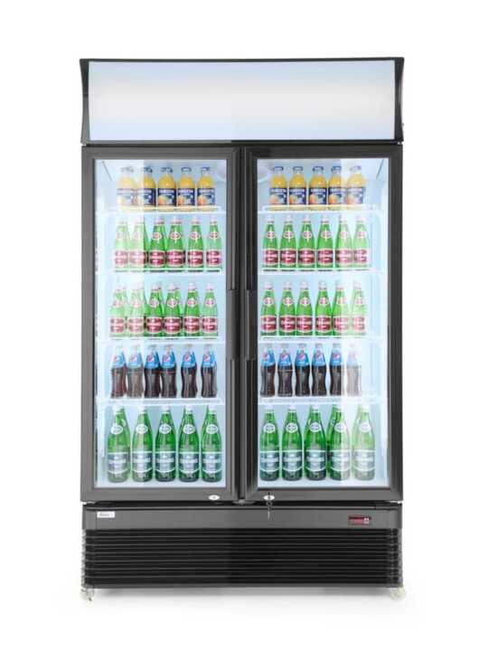 Expositor frigorífico com porta dupla 643 L, 230V/510W, 1120x610x(H)1965mm