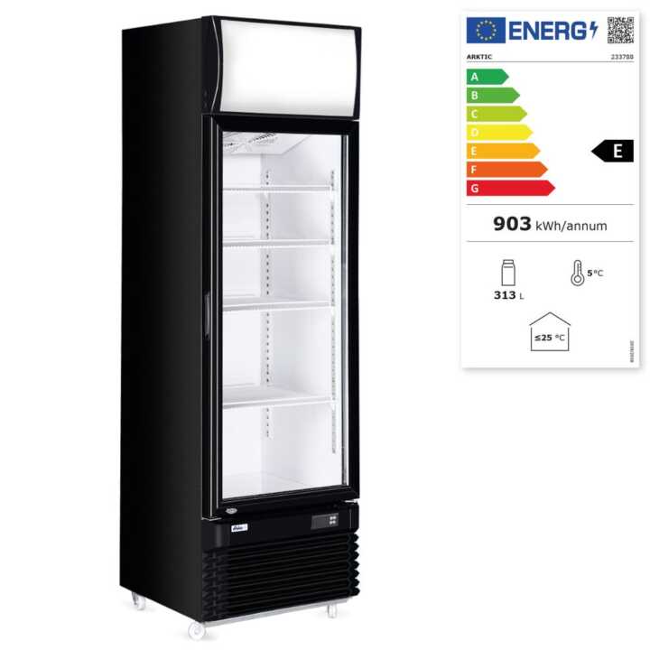 Expositor frigorífico com porta única 313 L, 230V/300W, 625x691x(H)1948mm