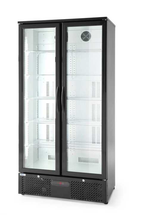 Expositor frigorífico de bebidas com porta dupla 477 L, 220-240V/300W, 900x555x(H)1820mm