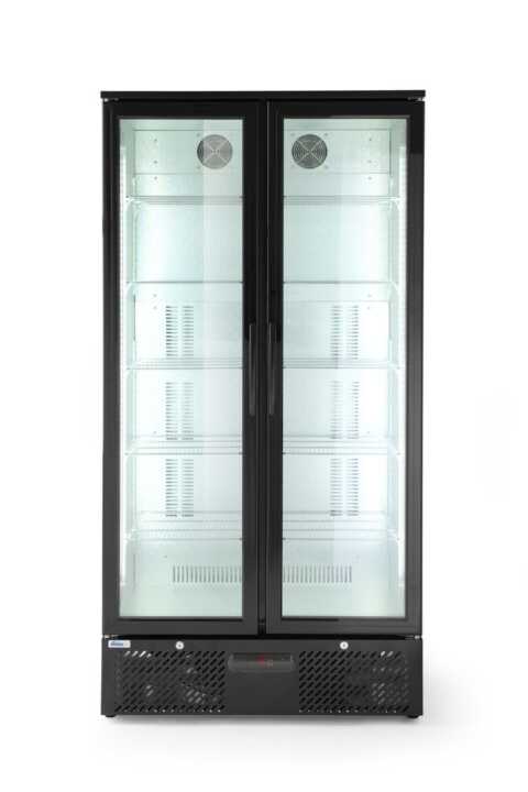 Expositor frigorífico de bebidas com porta dupla 477 L, 220-240V/300W, 900x555x(H)1820mm
