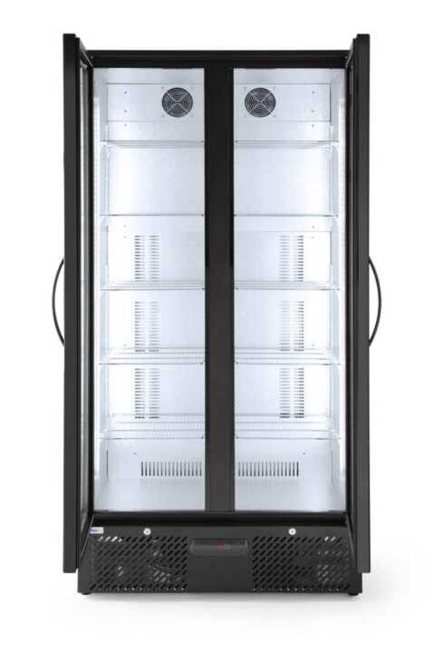 Expositor frigorífico de bebidas com porta dupla 477 L, 220-240V/300W, 900x555x(H)1820mm