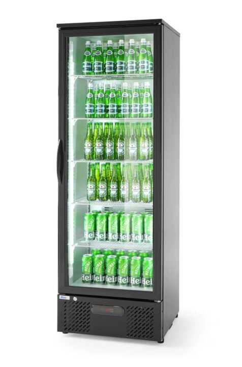 Expositor frigorífico de bebidas com porta única 300 L, 220-240V/240W, 600x555x(H)1820mm