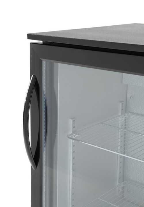 Expositor frigorífico de bebidas com porta única 103 L, 220-240V/120W, 500x540x(H)906mm