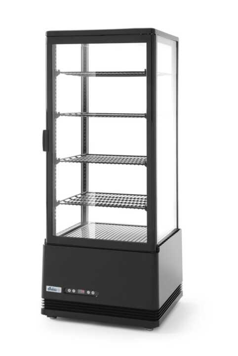 Expositor frigorífico 98 L, Preto, 230V/210W, 444x397x(H)1100mm