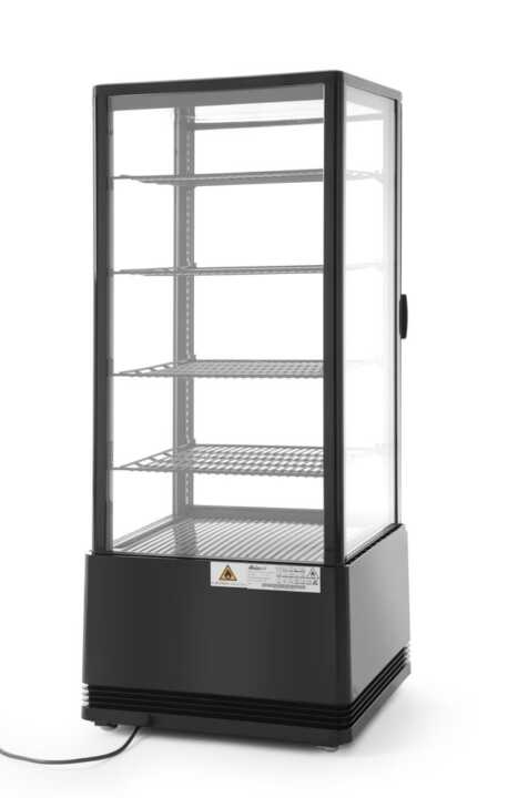 Expositor frigorífico 98 L, Preto, 230V/210W, 444x397x(H)1100mm