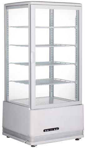 Expositor frigorífico 98 L, branco, 230V/210W, 444x397x(H)1100mm