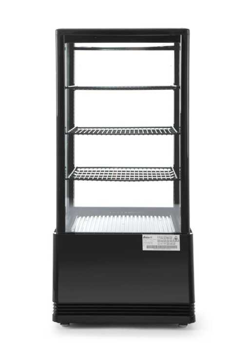 Expositor frigorífico 78 L, preto, 230V/170W, 444x397x(H)940mm