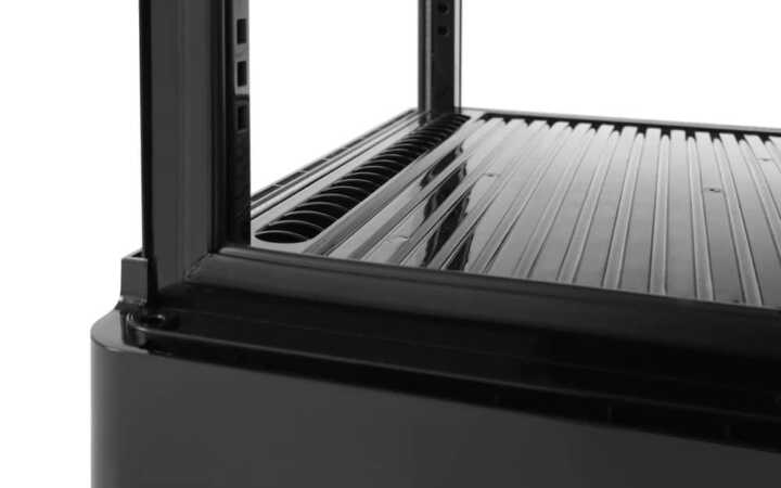 Expositor frigorífico 68 L, Preto, 230V/170W, 444x397x(H)875mm