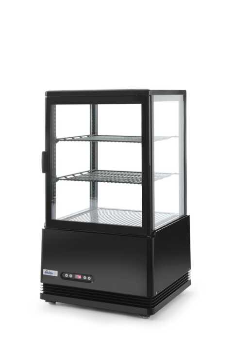 Expositor frigorífico 58 L, preto, 230V/170W, 444x397x(H)795mm