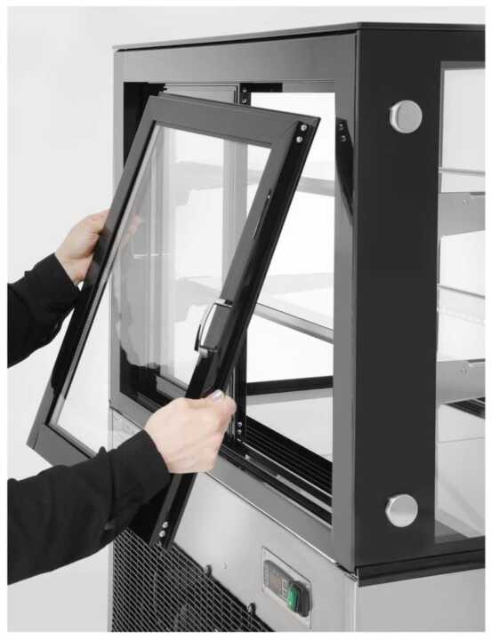 Expositores frigoríficos com 2 prateleiras, 510L, 230V/490W, 1524x677x(H)1230mm