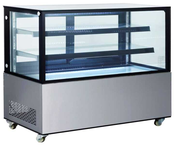 Expositores frigoríficos com 2 prateleiras, 510L, 230V/490W, 1524x677x(H)1230mm