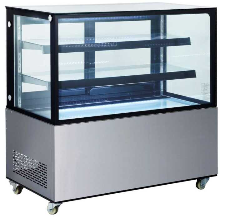 Expositores frigoríficos com 2 prateleiras, 410L, 230V/490W, 1224x677x(H)1230mm