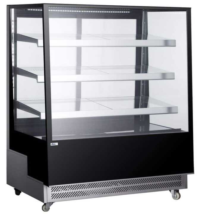 Expositores frigoríficos com 3 prateleiras inclinadas, 650L, 230V/490W, 1200x833x(H)1460mm