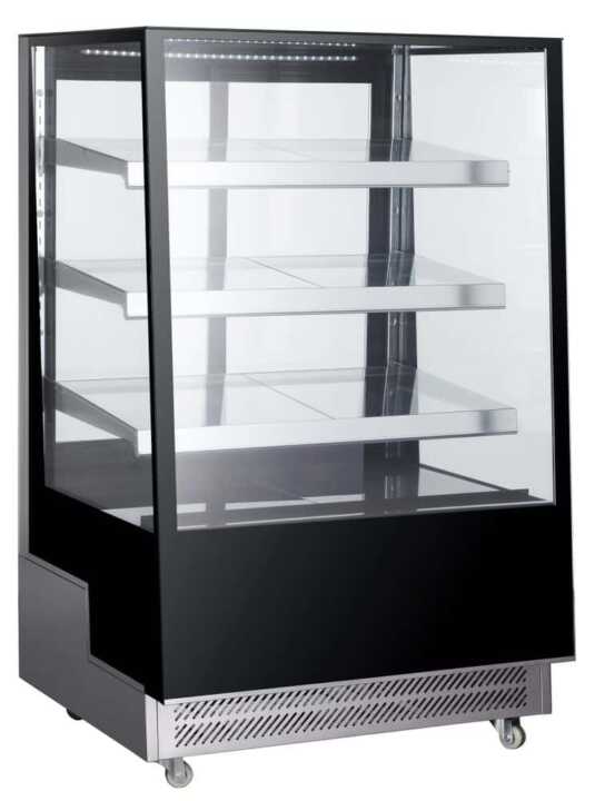 Expositores frigoríficos com 3 prateleiras inclinadas, 500L, 230V/490W, 900x833x(H)1460mm