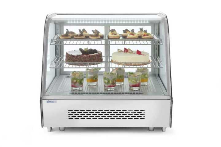 Expositor frigorífico de balcão, 120L, 230V/160W, 707x570x(H)680mm