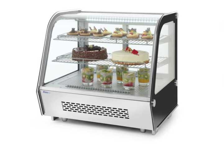 Expositor frigorífico de balcão, 120L, 230V/160W, 707x570x(H)680mm