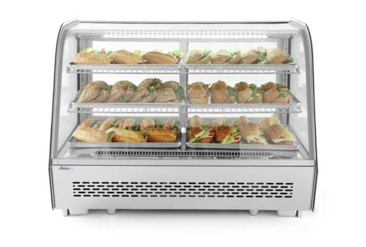 Expositor frigorífico de balcão, 120L, 230V/160W, 707x570x(H)680mm