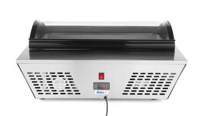 Expositor de balcão para salada, 67L, 230V/105W, 775x615x(H)235mm