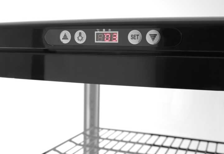 Expositor frigorífico 270 L, preto, Preto, 230V/290W, 550x520x(H)1870mm