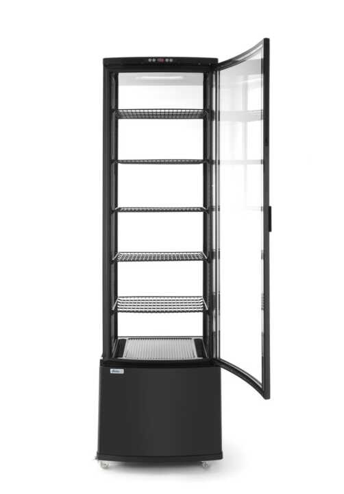 Expositor frigorífico 270 L, preto, Preto, 230V/290W, 550x520x(H)1870mm