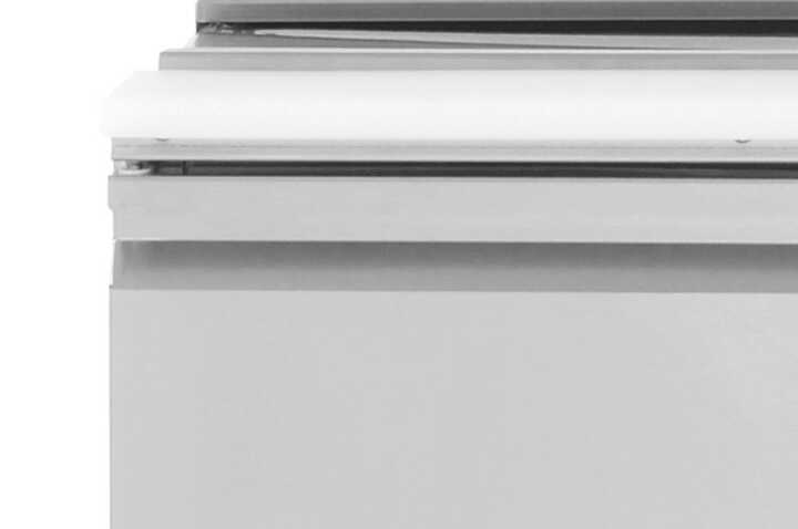 Bancada frigorífica de três portas  380 L, 230V/220W, 1375x700x(H)890mm