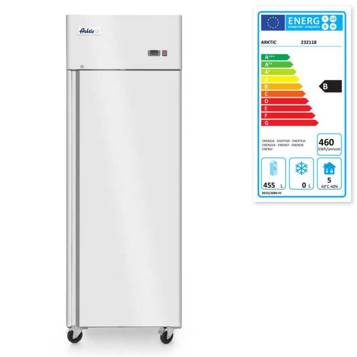 Frigorífico de porta única  670 L, GN 2/1, 230V/220W, 730x800x(H)2096mm