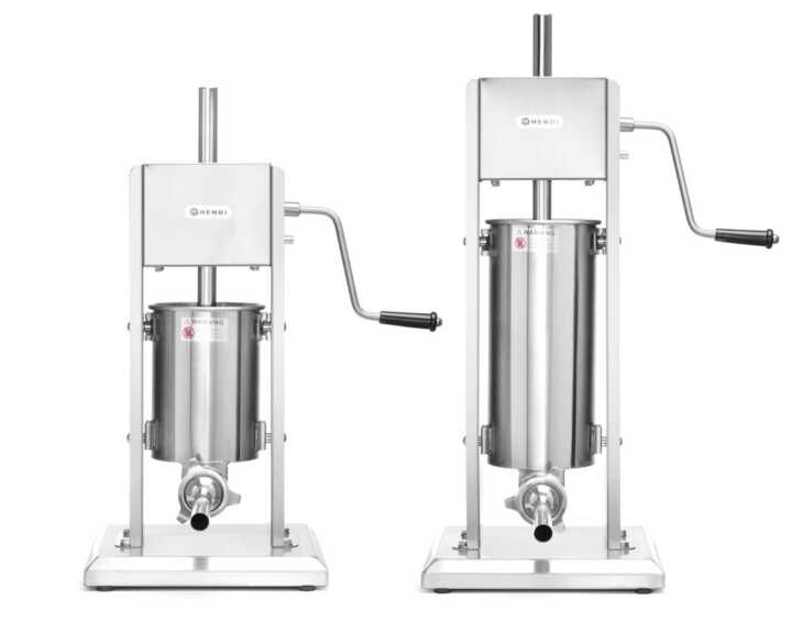 Máquina de recheio de salsichas 7L, 300x340x(H)830mm