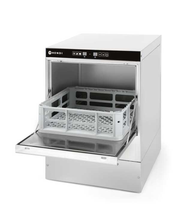 Máquina de lavar louça para copos K40, com bomba de detergente, 230V/2800W, 472x566x(H)705mm