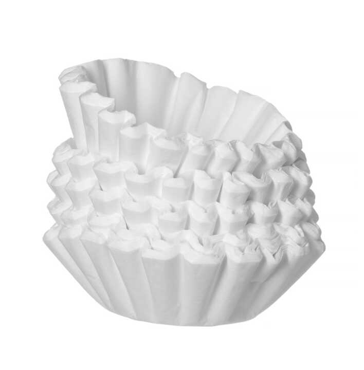 Filtro de café de papel para máquinas de café gota a gota, por ex., Bravilor, Animo, 1000 pcs., ø250x(H)70mm