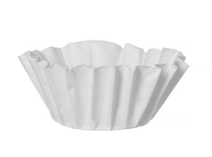 Filtro de café de papel para máquinas de café gota a gota, por ex., Bravilor, Animo, 1000 pcs., ø250x(H)70mm