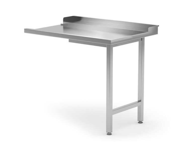 Mesa de descarga para máquinas de lavar loiça, lado direito, 1000x700x(H)850mm