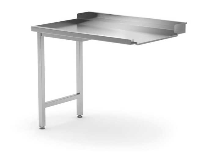 Mesa de descarga para máquinas de lavar loiça, lado esquerdo, 1000x700x(H)850mm