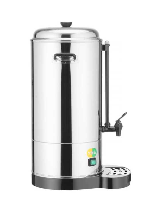 Fervedor de bebidas com parede dupla, 18L, 230V/2200W, 386x393x(H)666mm