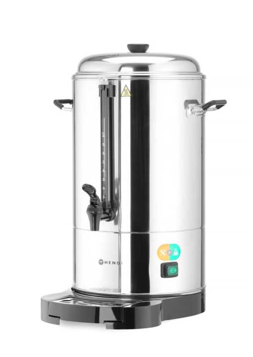 Percolador de parede dupla, 10L, 230V/1500W, 370x390x(H)525mm