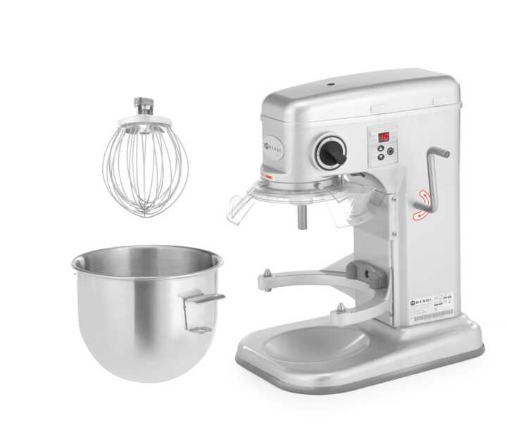 Misturador Planetário, 7L, Prateado, 230V/650W, 317x440x(H)490mm