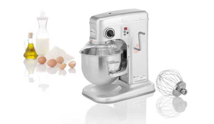 Misturador Planetário, 7L, Prateado, 230V/650W, 317x440x(H)490mm