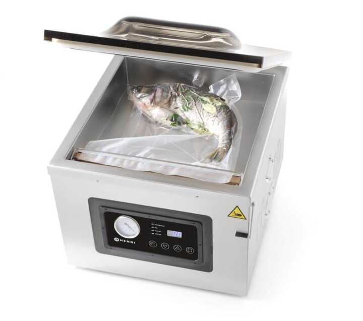 Máquina de embalar a vácuo  410, fita de vedação 410 mm, 230V/1100W, 510x625x(H)455mm