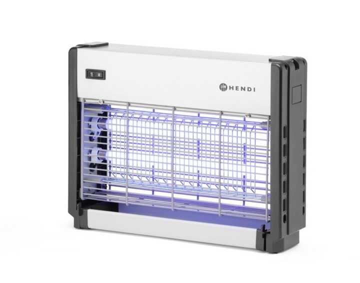 Mata insetos de alta voltagem, Cobertura: 50 m², 230V/26W, 379x103x(H)265mm