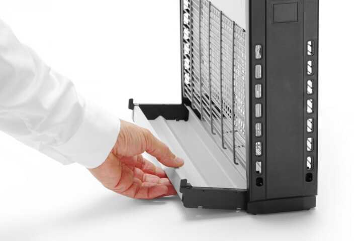 Mata insetos de alta voltagem, Cobertura: 100 m², 230V/40W, 515x104x(H)315mm