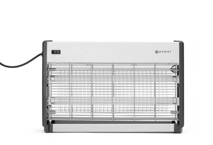 Mata insetos de alta voltagem, Cobertura: 100 m², 230V/40W, 515x104x(H)315mm