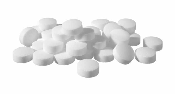 Pastilhas de sal para amaciar a água, 25 kg