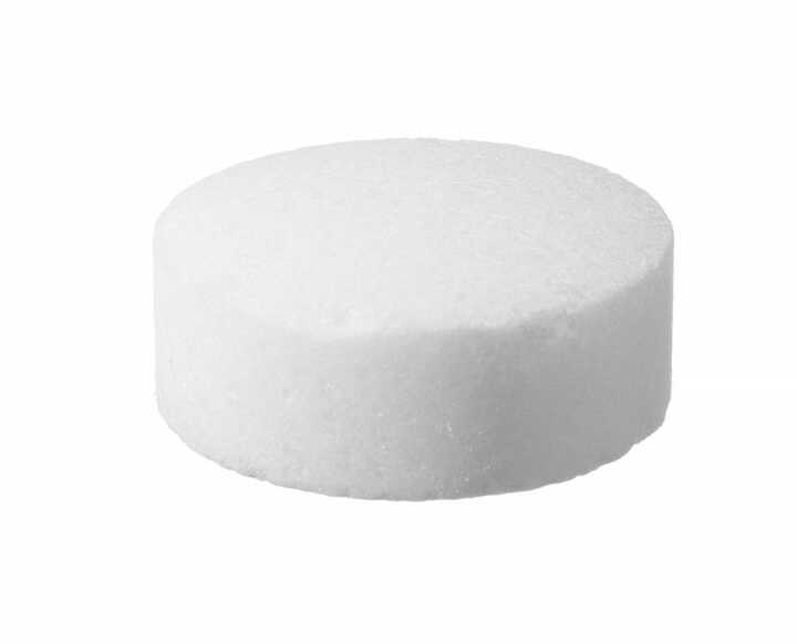 Pastilhas de sal para amaciar a água, 25 kg