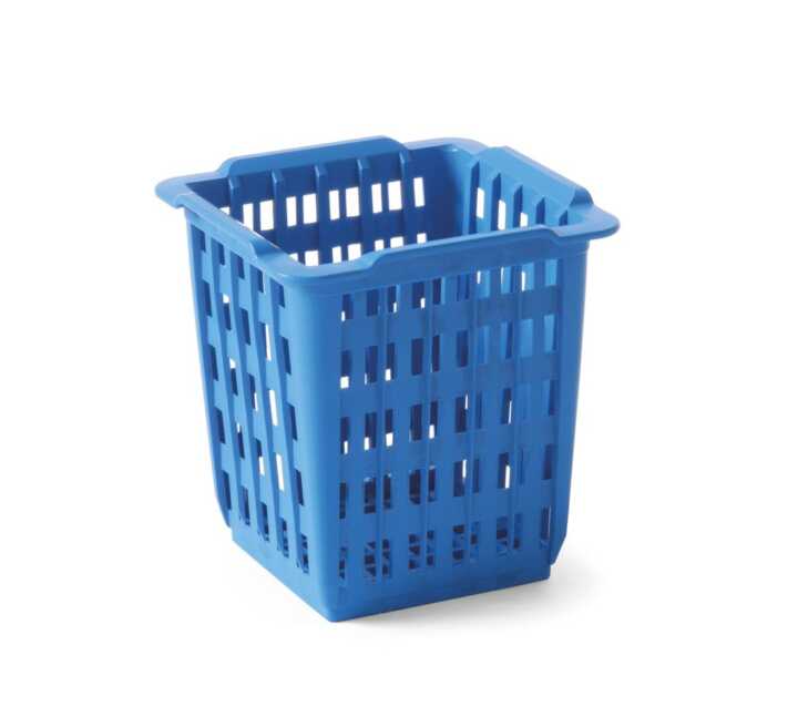 Cesto para talheres, azul, 125x84x(H)135mm