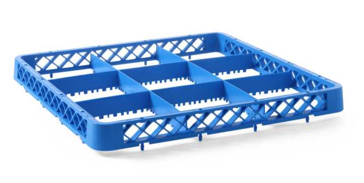 Extensor de cesto para máquina de lavar loiça, 9 compartimentos 150x150 mm, 500x500x(H)45mm
