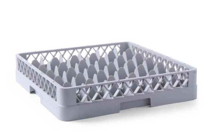 Cesto para copos para máquina de lavar loiça, 25 compartimentos, 500x500x(H)104mm